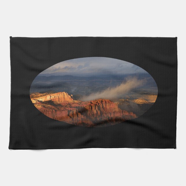 Bryce Canyon storm Tea Towel (Horizontal)