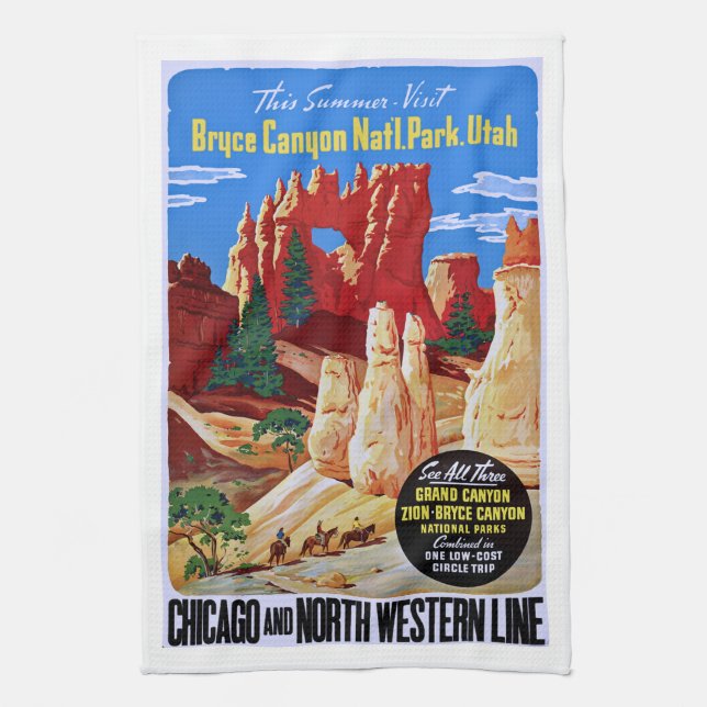 Bryce Canyon Tea Towel (Vertical)