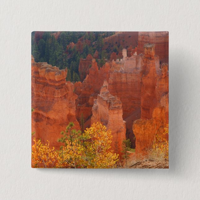 Bryce Canyon Utah 15 Cm Square Badge (Front)