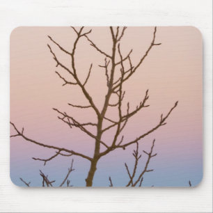 Bryce Canyon, Utah. Bare tree in front of sunset Mouse Pad