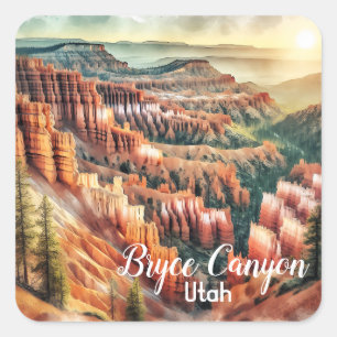 Bryce Canyon, Utah National Park Square Sticker