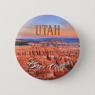 Bryce Canyon Utah round 6 Cm Round Badge