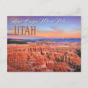 Bryce Canyon Utah Sunset Postcard