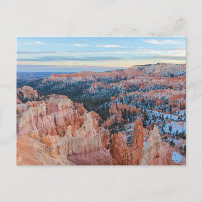 Bryce Canyon Winter Landscape  Postcard (Front)
