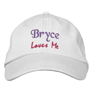 Bryce Loves Me Embroidered Name Hat / Cap