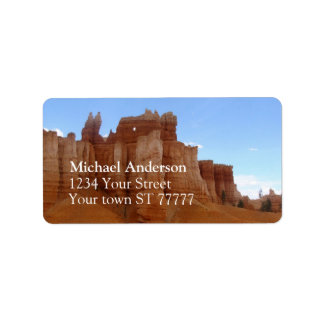 Bryce National Park Address label