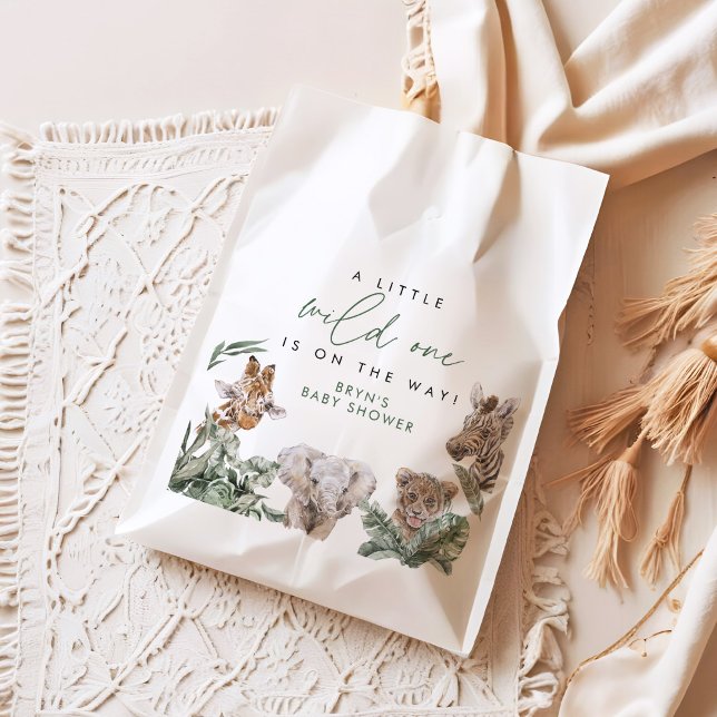 BRYN Cute Jungle Safari Baby Animal Baby Shower Favour Bag (Creator Uploaded)