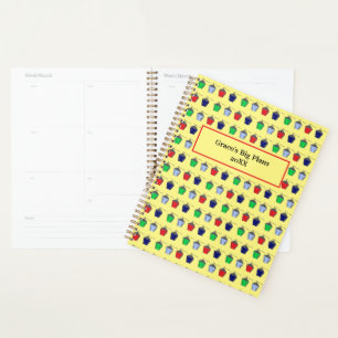 Bryn Mawr Colourful Lanterns on Yellow Planner