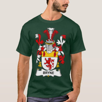 Bryne Coat of Arms Family Crest  T-Shirt