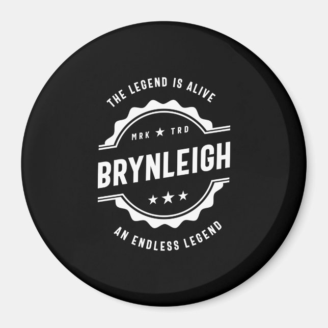Brynleigh Personalised Name Birthday Gift Magnet (Front)