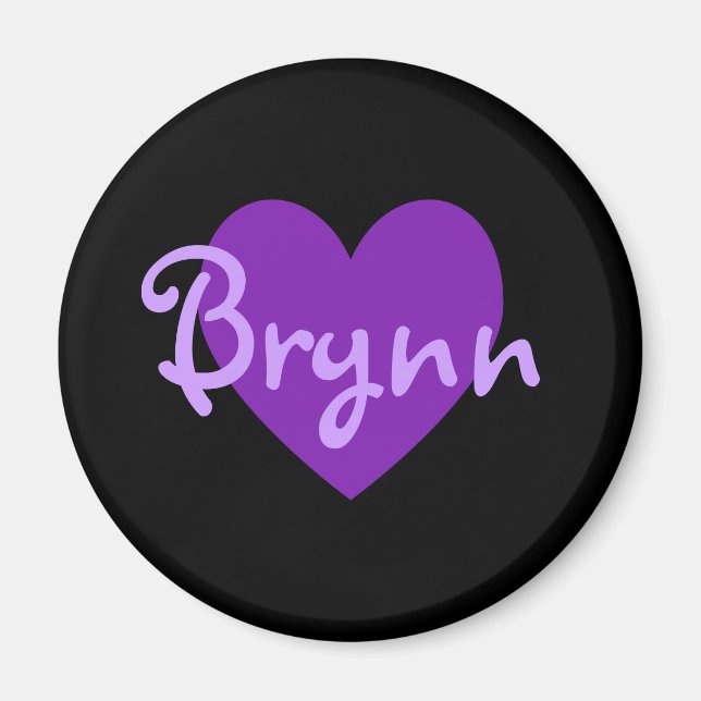 Brynn Purple Heart Design Magnet (Front)