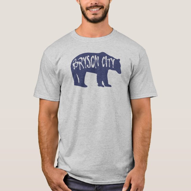 Bryson City North Carolina Bear T-Shirt (Front)