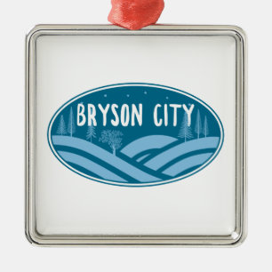 Bryson City North Carolina Outdoors Metal Ornament