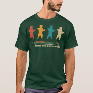 Bryson City North Carolina Vintage Bear NC Distres T-Shirt