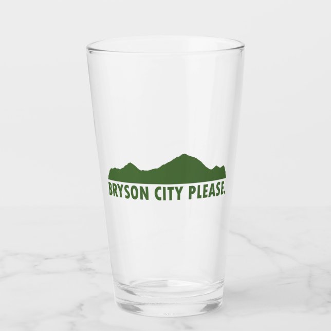 Bryson City Please Glass (Front)