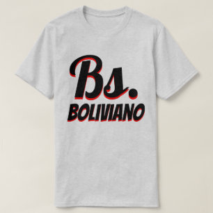 Bs. Bolivian boliviano grey T-Shirt