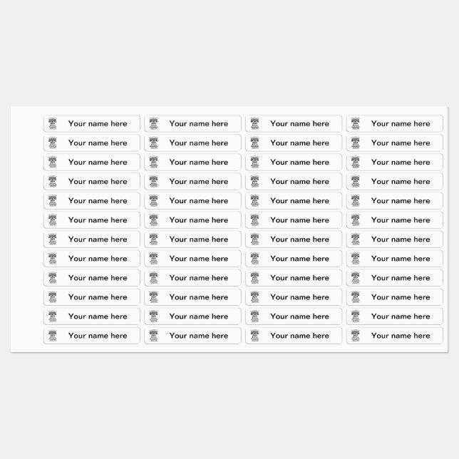 BSA 176 Laundry Labels (Sheet)