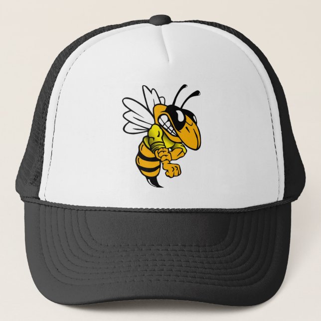 Bsaa Yellow Jackets Under 8 Trucker Hat (Front)