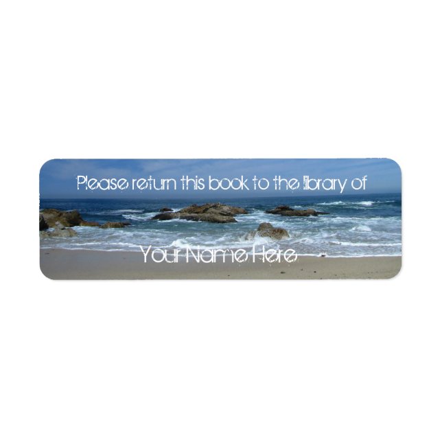 BSCW Bright Skies and Clear Waters Return Address Label (Front)