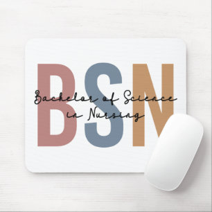 BSN Bachelor of Science in Nursing Graduation Mouse Pad