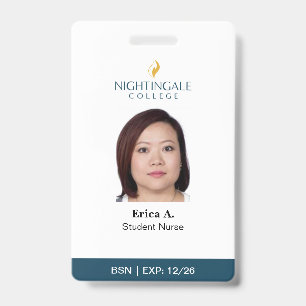 BSN Nurse Badge ID Badge