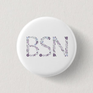 BSN nurse graduation party favour 3 Cm Round Badge