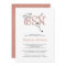 BSN pinning nurse graduation rose gold invite