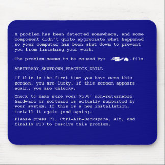 BSOD Mousepad