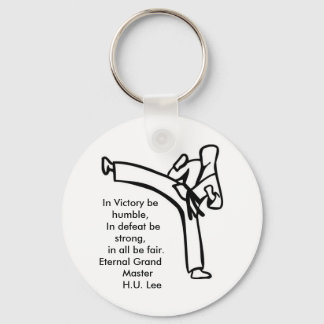 BSS0165, In Victory be humble,  In defeat be st... Key Ring