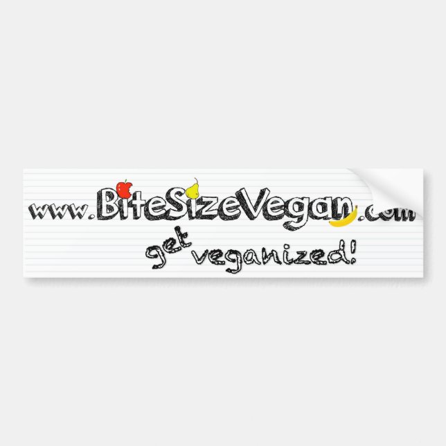 BSV Get Veganized Bumper Sticker (Front)
