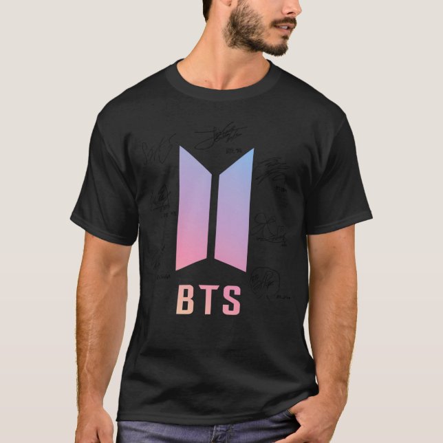 Bt21 Group Signatures T-Shirt (Front)