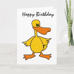 BT- Funny Duck Birthday Card