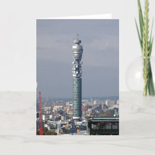 BT Tower, London, England. Card