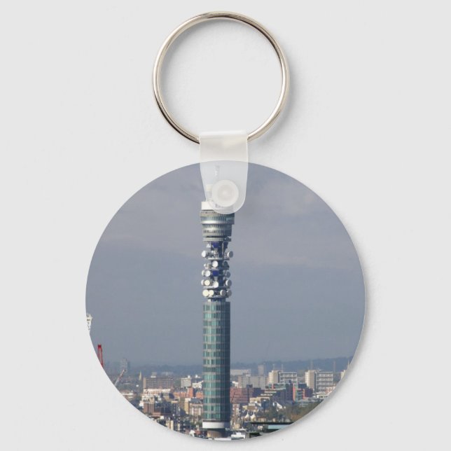 BT Tower, London, England. Key Ring (Front)