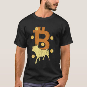 BTC Bitcoin Hype Divertido Crypto Trader Miner Blo T-Shirt