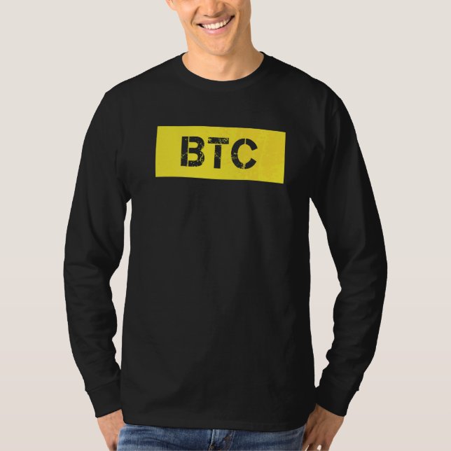 Btc Bitcoin T-Shirt (Front)
