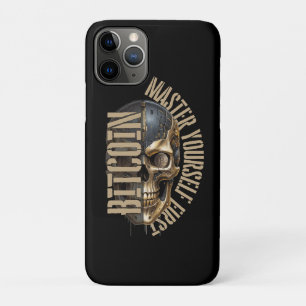 BTC motivation Skull Bitcoin crypto iPhone 11 Pro Case