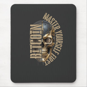 BTC motivation Skull Bitcoin crypto Mouse Pad