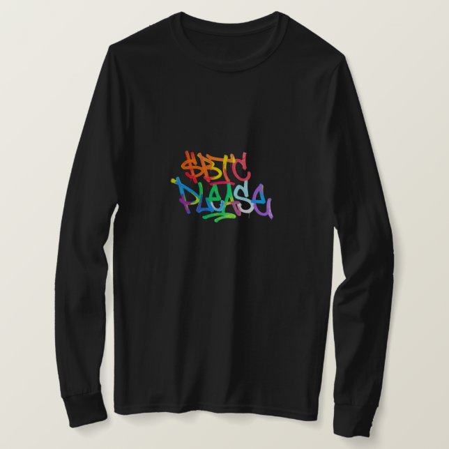 "$BTC Please" (Style 2) T-Shirt (Design Front)