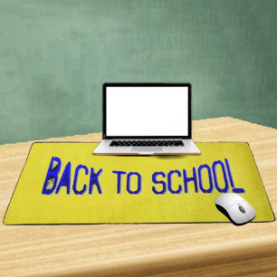 BTS Blue S Paint Desk Mat