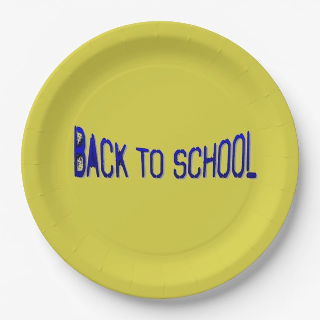 BTS Blue S Paint  Paper Plate (Front)