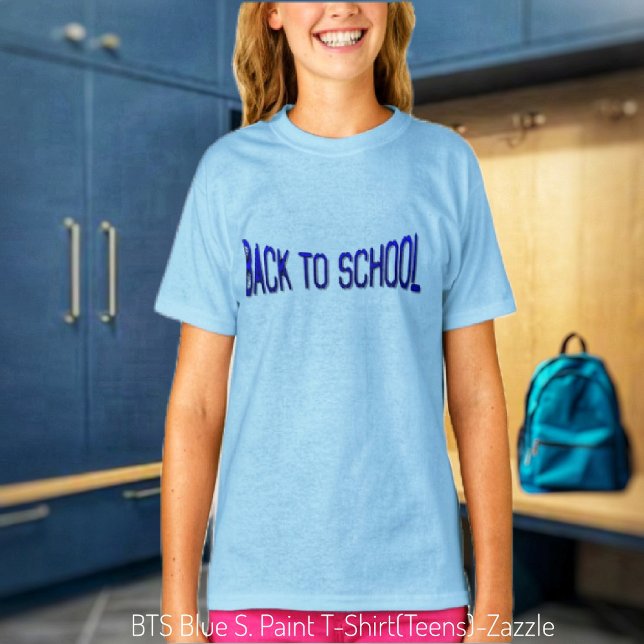 BTS-Blue S.Paint T-Shirt (Creator Uploaded)