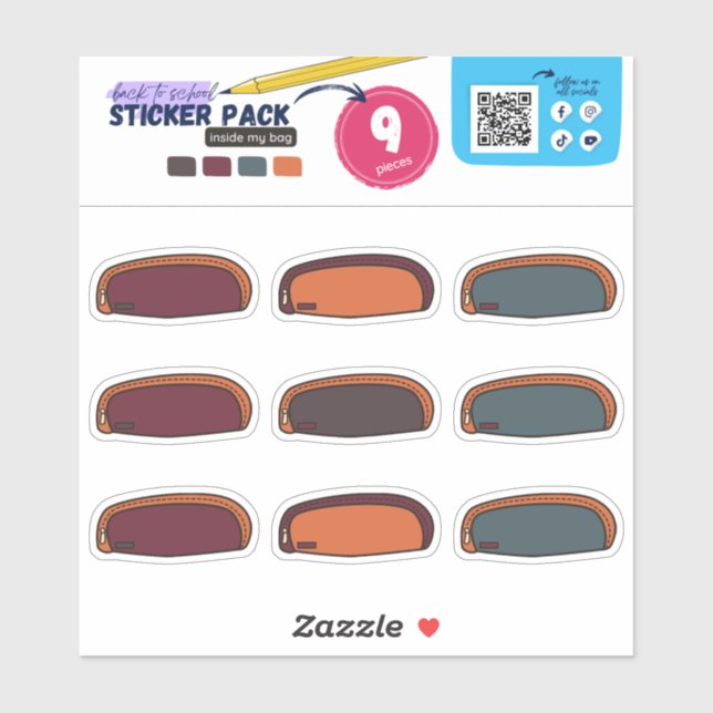 BTS- INSIDE MY BAG (PENCIL POUCH 02) (Sheet)