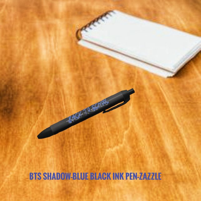 BTS Shadow-Blue Black Ink Pen (Creator Uploaded)