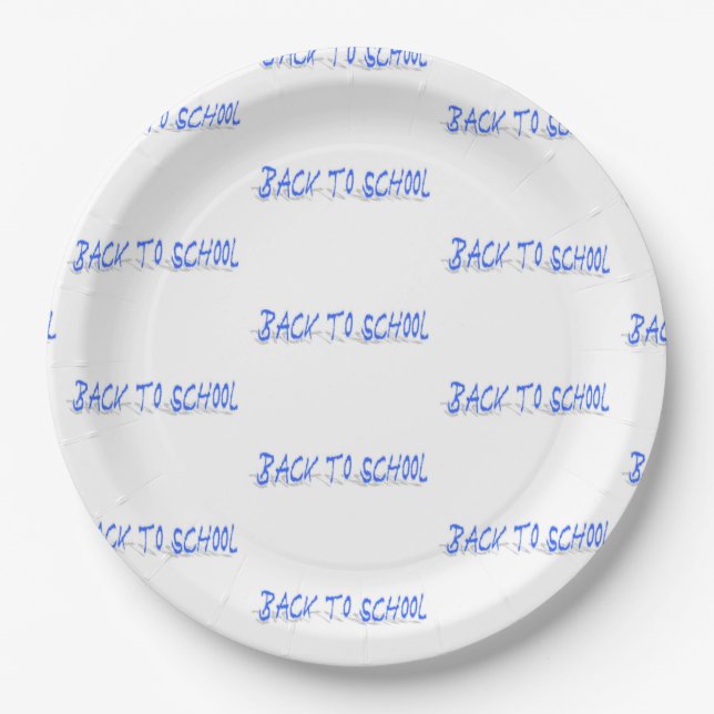 BTS Shadow-Blue Paper Plate (Front)