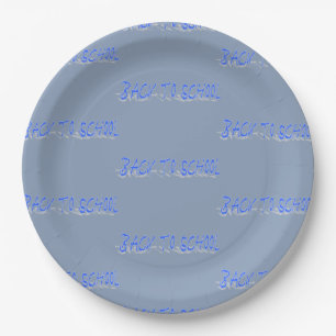 BTS Shadow-Blue Paper Plate