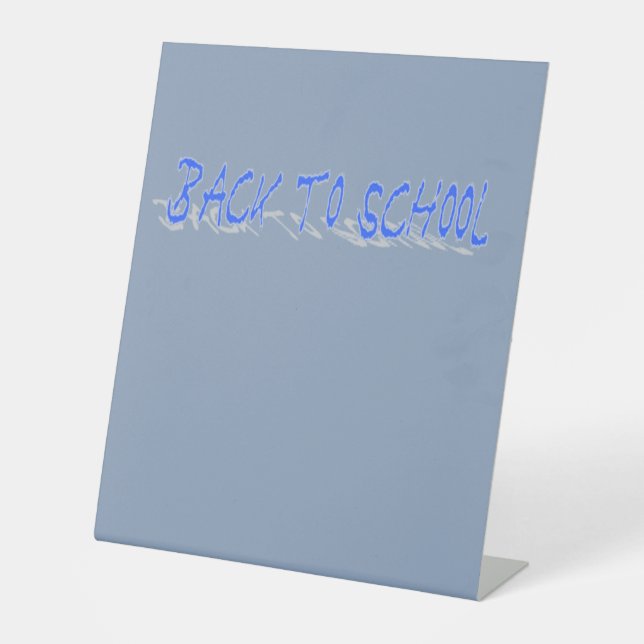 BTS Shadow-Blue Pedestal Sign (Front)