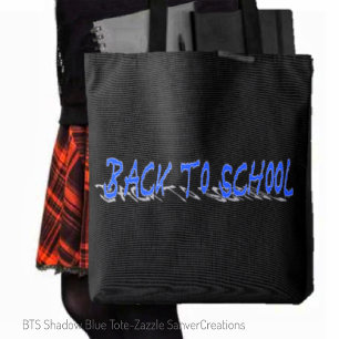 BTS Shadow Blue Tote Bag