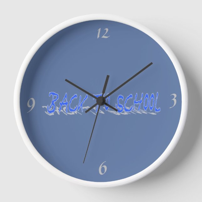 BTS Shadow-Blue Wall Clock (Front)