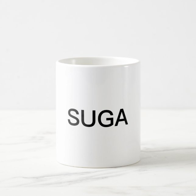BTS SUGA Name Taza Coffee Mug (Center)